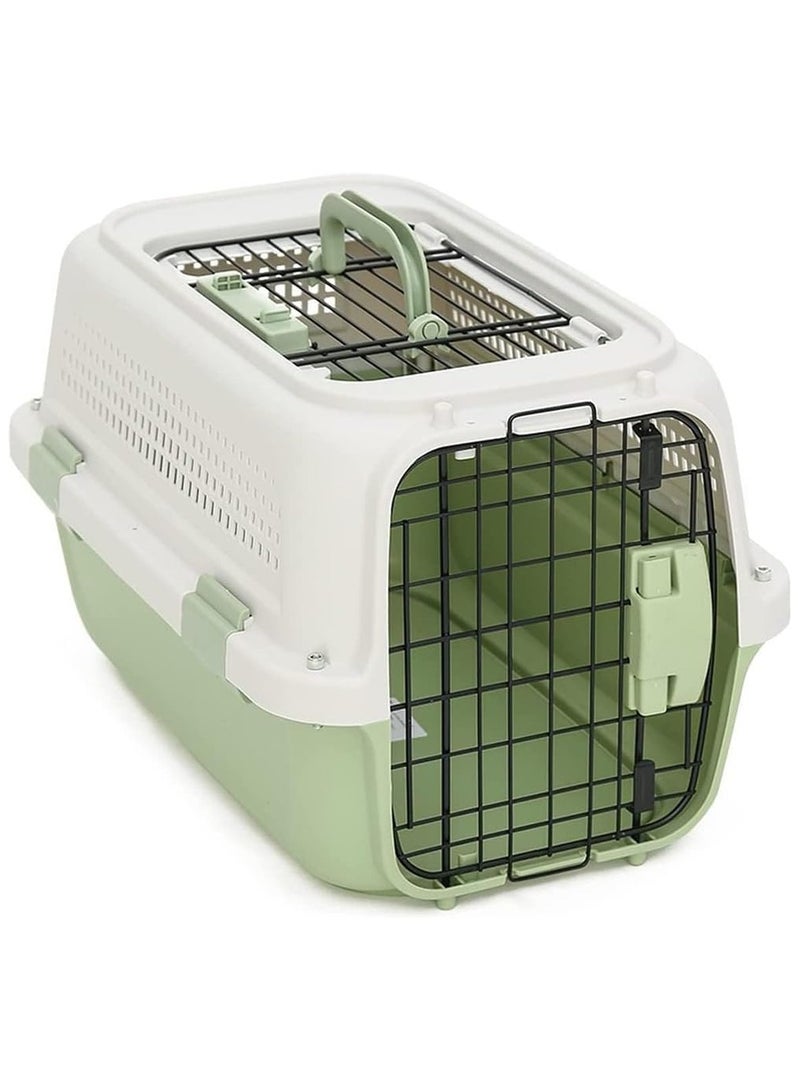 Soofam Cat Bag,Pet Flight Bag,Kitty Transport Space,Small Cat Bag,Cat Cage,for Travel,Car, Airplane and Air Transportation,Portable Travel Car Check-in Suitcase Aircraft Air Transport Box - Image 1