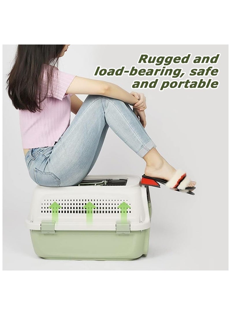 Soofam Cat Bag,Pet Flight Bag,Kitty Transport Space,Small Cat Bag,Cat Cage,for Travel,Car, Airplane and Air Transportation,Portable Travel Car Check-in Suitcase Aircraft Air Transport Box - Image 4