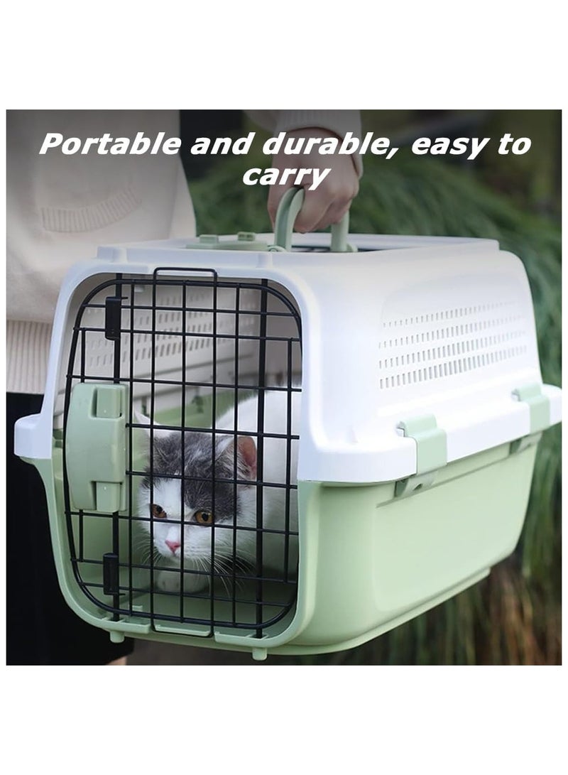 Soofam Cat Bag,Pet Flight Bag,Kitty Transport Space,Small Cat Bag,Cat Cage,for Travel,Car, Airplane and Air Transportation,Portable Travel Car Check-in Suitcase Aircraft Air Transport Box - Image 5