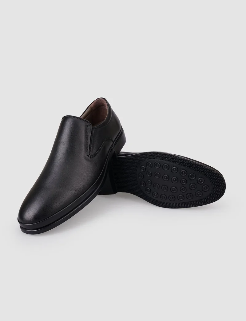 Cabani Leather Black Men's Casual Shoes