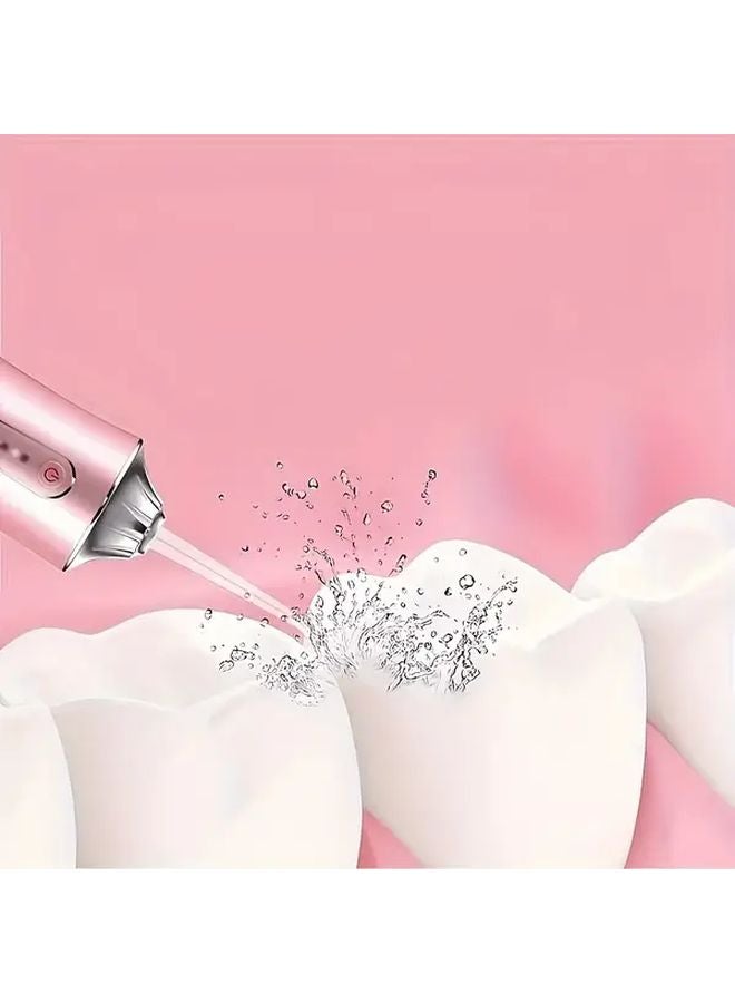 Black Cordless Electric Water Flosser USB Rechargeable With 4 Nozzles For Teeth And Gum Care - Image 3