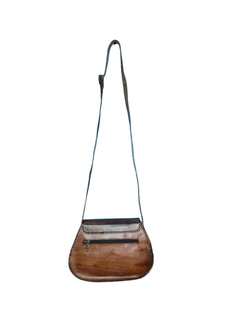 Sheer Fashionable Leather Crossbody Bag  - Image 2