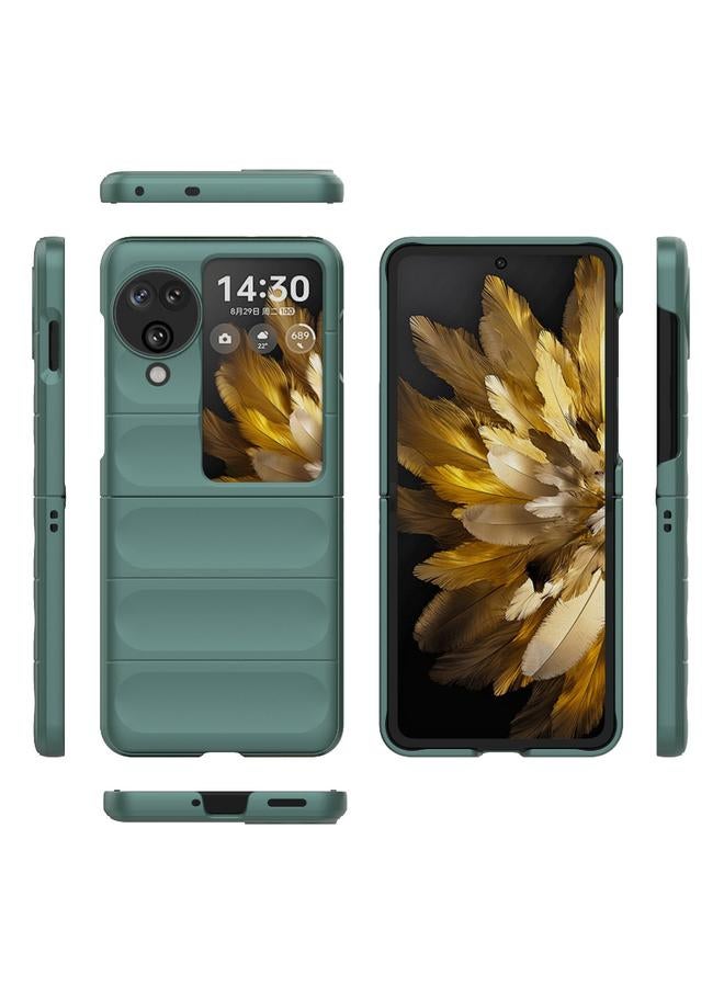 اس-توب جراب لهاتف OPPO Find N3 Flip Magic Shield Fold PC جراب هاتف مقاوم للصدمات - Image 2