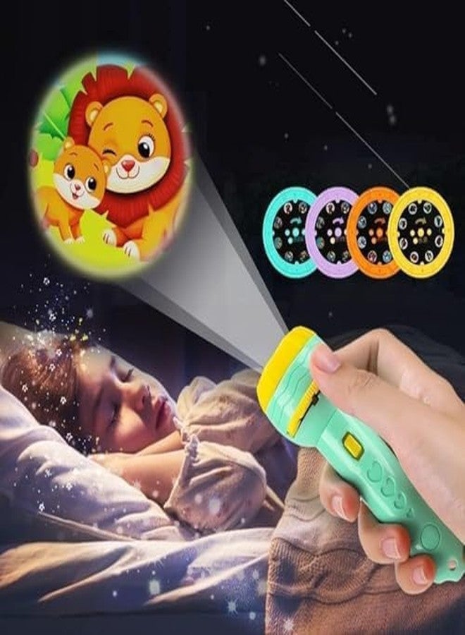 SPARKNEST 6 Slides 48 Patterns Mini Projector Torch Toy | Educational Flash Light Projector Lamp for Kids Learning & Bedtime Fun (Multicolor, Random Slides) - Image 3