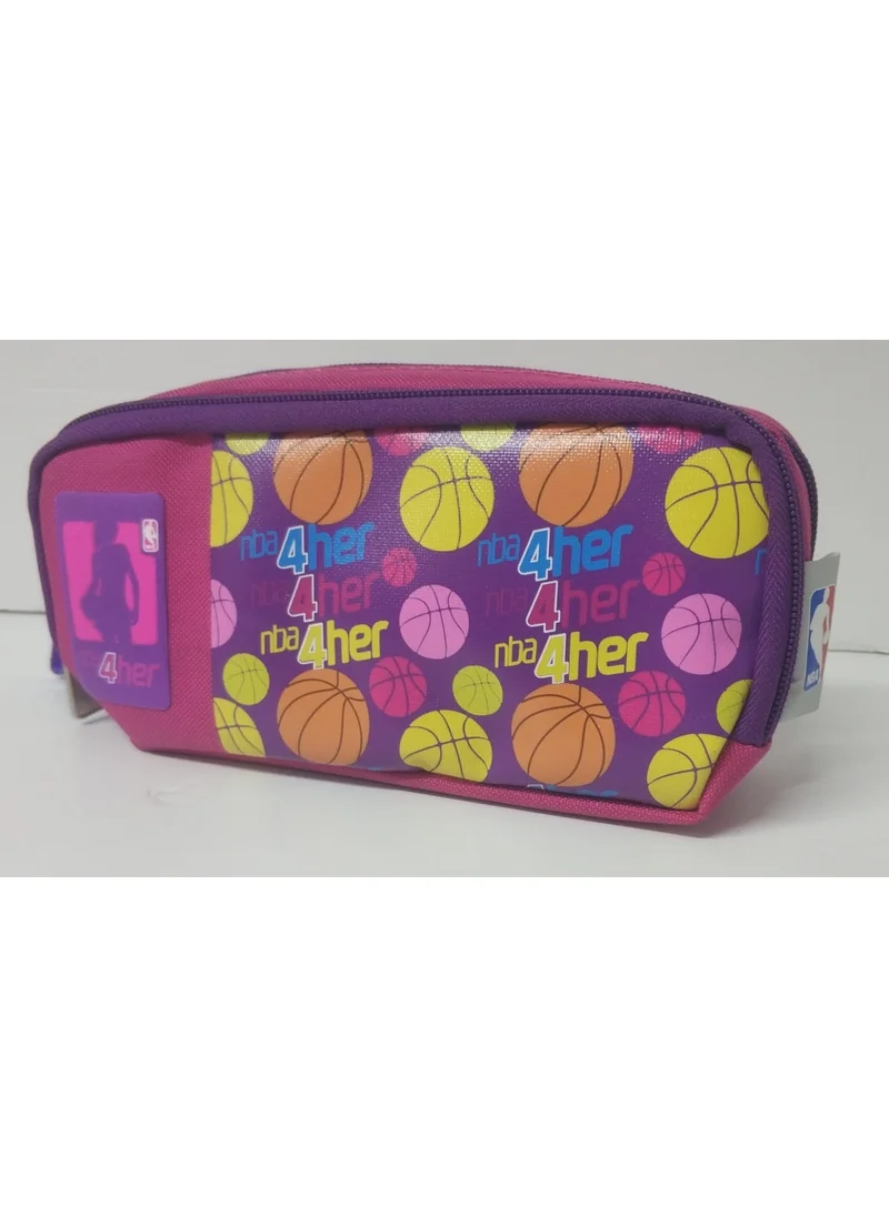 Hakan Çanta Nba Double Compartment Pencil Bag