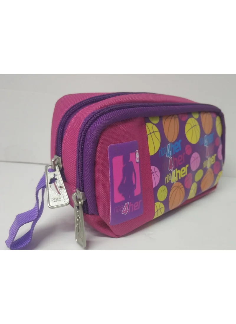 Hakan Çanta Nba Double Compartment Pencil Bag