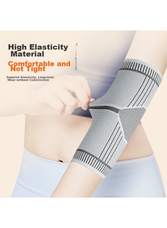 NAILEKESI N Nailekesi Mugwort Self-heating Elbow Brace, Joint Protection Sleeve For Men And Women, Warm Medical Arm Guard, Tennis Elbow Specialized Support, Size M - Image 3