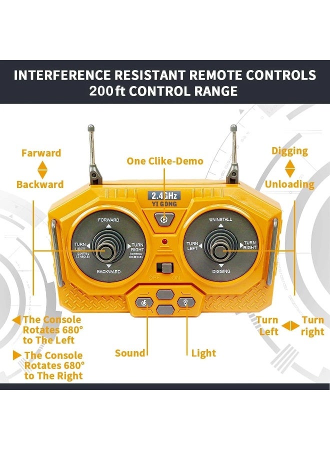 YIGONG RC EXCAVATOR 11 CHANNEL - Image 2
