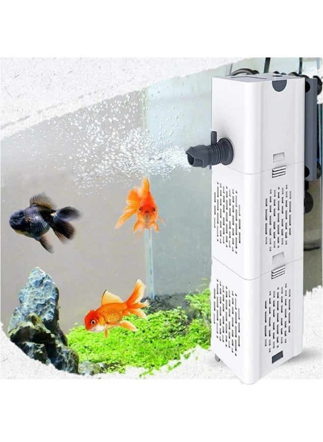 Generic - Ultra Quiet Fish Tank Filter 4-in-1 Internal Aquarium Filter - Image 1