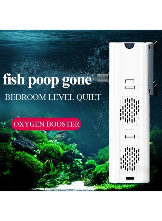 Generic - Ultra Quiet Fish Tank Filter 4-in-1 Internal Aquarium Filter - Image 1