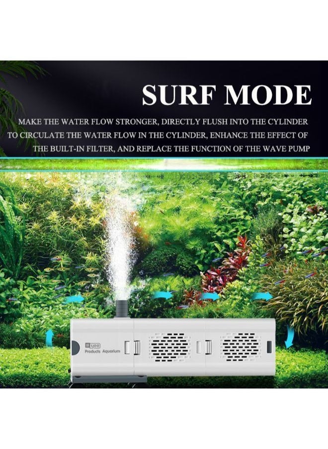 Generic - Ultra Quiet Fish Tank Filter 4-in-1 Internal Aquarium Filter - Image 1