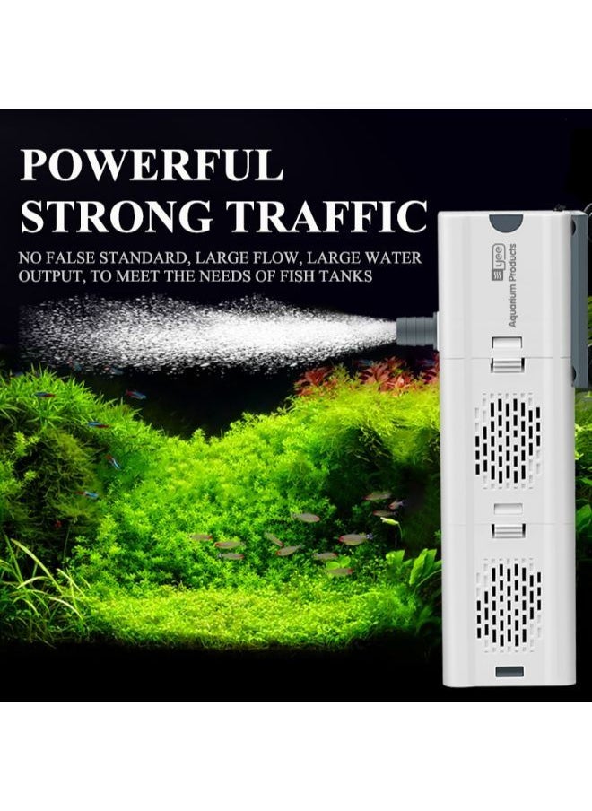 Generic - Ultra Quiet Fish Tank Filter 4-in-1 Internal Aquarium Filter - Image 1