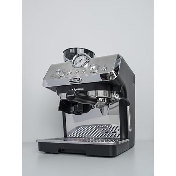 نورمكور فلتر قهوة بدون قاع مقاس 51 مم يناسب ماكينة ديلونجي لا سبيشيالستا 9 سيريز Ec9155933593559665، سلة فلتر 2325G متضمنة، مقبض من الألومنيوم المؤكسد الأسود - Image 3