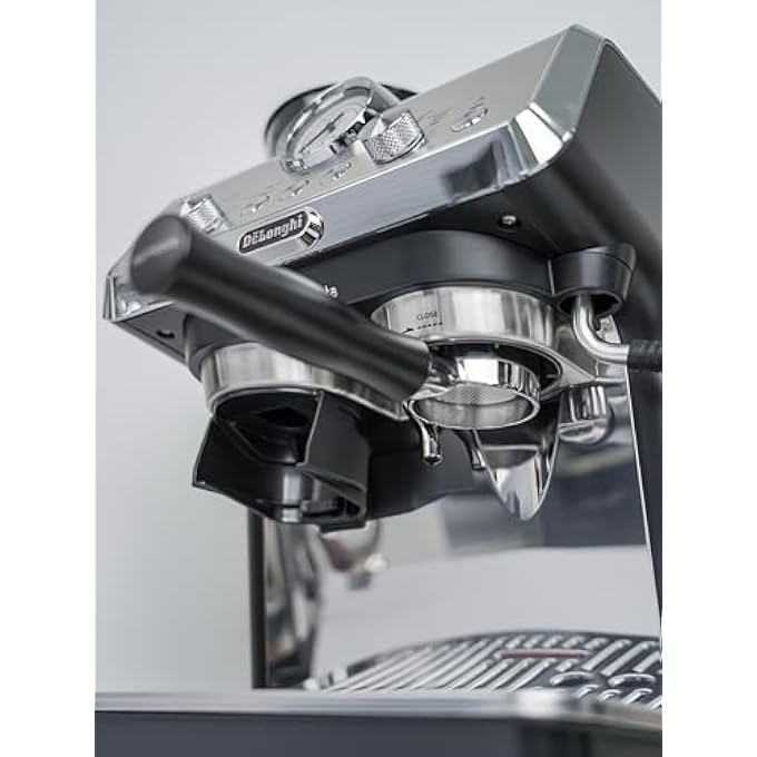 نورمكور فلتر قهوة بدون قاع مقاس 51 مم يناسب ماكينة ديلونجي لا سبيشيالستا 9 سيريز Ec9155933593559665، سلة فلتر 2325G متضمنة، مقبض من الألومنيوم المؤكسد الأسود - Image 4