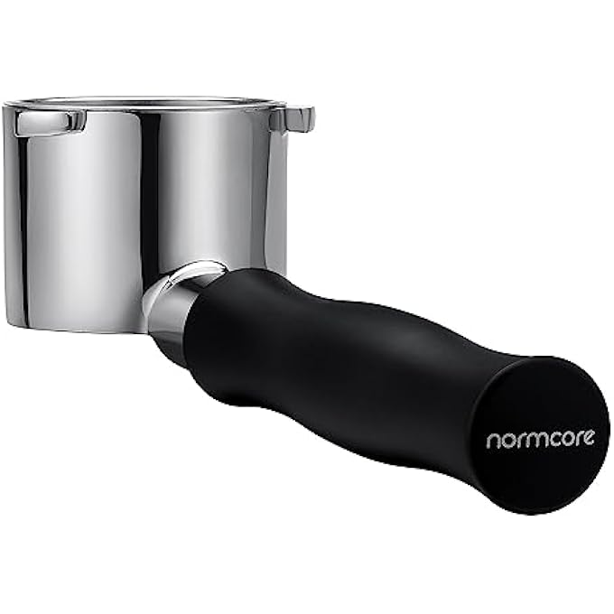 نورمكور فلتر قهوة بدون قاع مقاس 51 مم يناسب ماكينة ديلونجي لا سبيشيالستا 9 سيريز Ec9155933593559665، سلة فلتر 2325G متضمنة، مقبض من الألومنيوم المؤكسد الأسود - Image 2