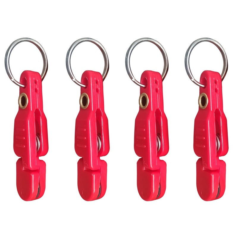 FUNORNAM 4Pcs HeavyTension Snap Weight Trolling Offshore Release Clips for Planer Board Fishing