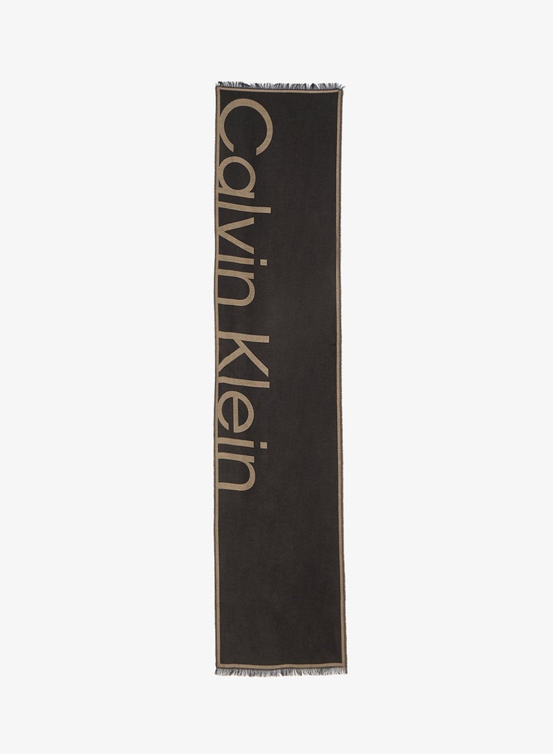 CALVIN KLEIN Logo Jacquard Stole - Image 1