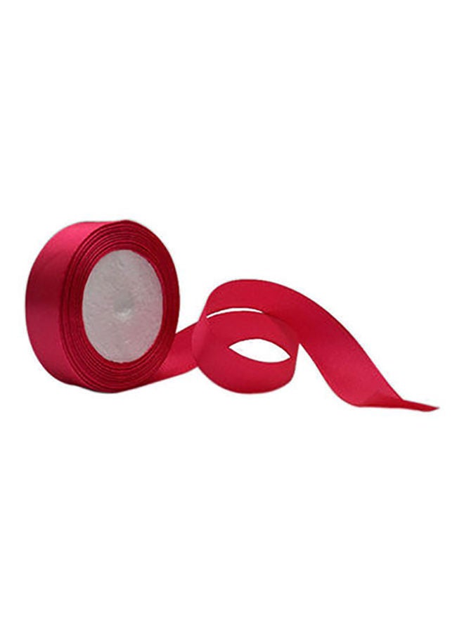 NIBEMINENT 5-Piece Decorative Satin Ribbon Set Red - Image 1