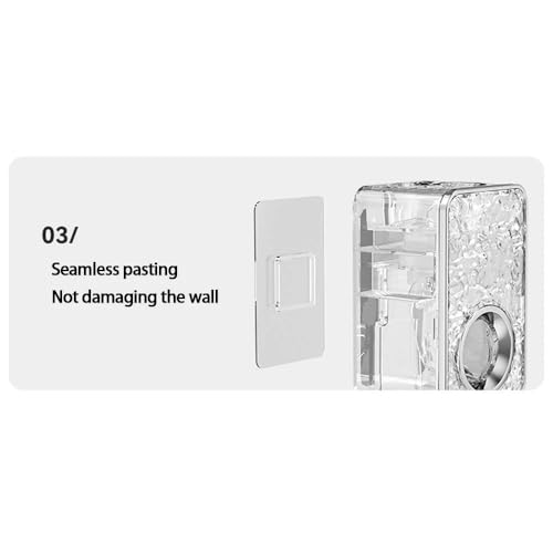 PAGALYetrade Automatic Toothpaste Dispenser Premium Wall Mounted – Transparent ABS Plastic, No-Drill Adhesive Installation, Waterproof & Space-Saving Bathroom Organizer (Toothpast Dispenser) - Image 4