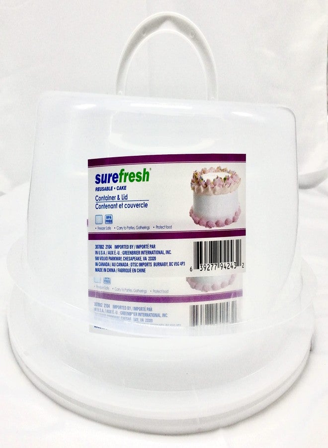 SureFresh Two 9'' Reusable Clear Cake Carriers | Containers and Lids | 2 Sets | Holiday Parties Gatherings Potlucks Buffets with Family, 307882 2104 - Image 2