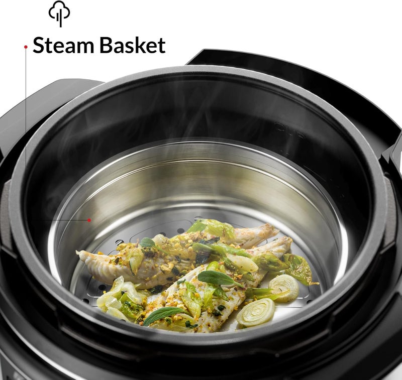 Feller Germany 1000W 6L Electric Pressure Cooker, 12-in-1 Multicooker, Dupont 2X Non-Stick Detachable Pot, 9 Safety Levels, Delay Timer, Steamer, PC165, 2Y Guarantee-KSA Version (Platinum) - Image 4