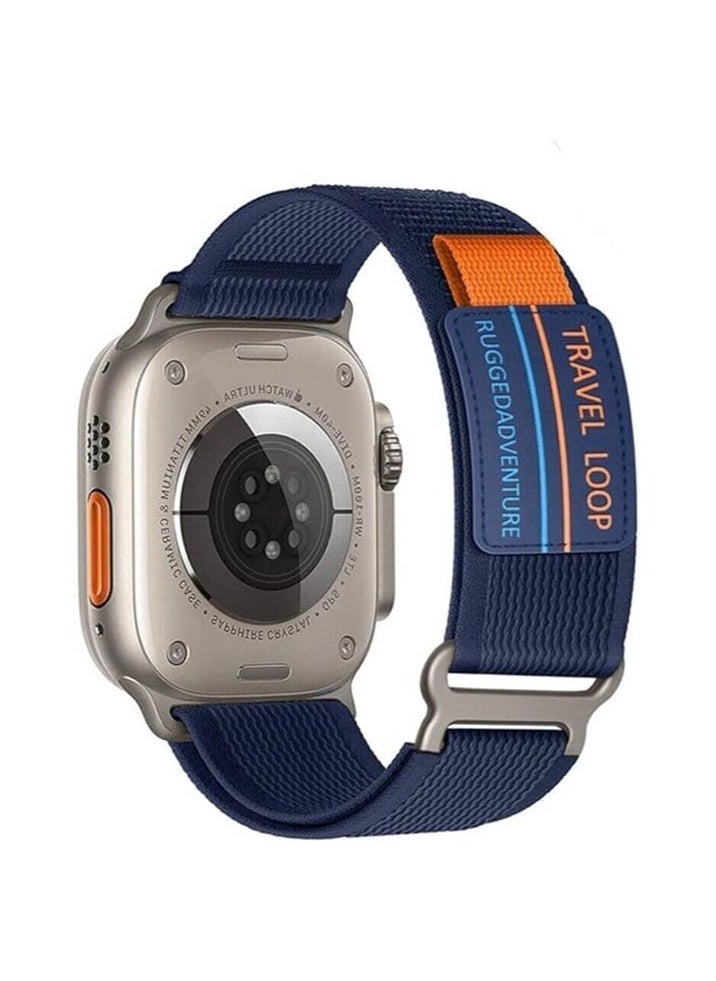 Generic - Trail Loop Strap for Apple Watch Ultra Band 49mm 45mm 44mm 42mm iWatch Ultra Band Men Women, Rugged Sport Strap Soft Nylon Wristband for iWatch Ultra 2 Bands Series 9 8 7 6 5 4 3 2 1 SE - Image 1