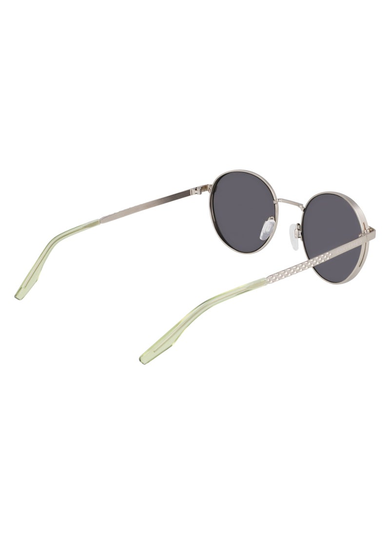CONVERSE - Women's UV Protection Round Shape Metal Sunglasses CV107S FOXING II-045-5120 - Lens Size: 51 - Satin Silver/Vitality Green - Image 1