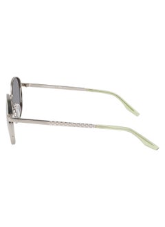 CONVERSE Women's UV Protection Round Shape Metal Sunglasses CV107S FOXING II-045-5120 - Lens Size: 51 - Satin Silver/Vitality Green  - Image 4