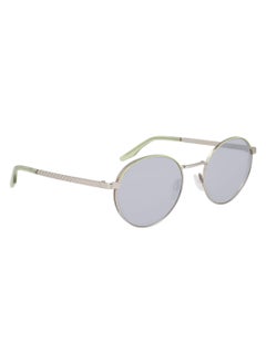 CONVERSE Women's UV Protection Round Shape Metal Sunglasses CV107S FOXING II-045-5120 - Lens Size: 51 - Satin Silver/Vitality Green  - Image 3