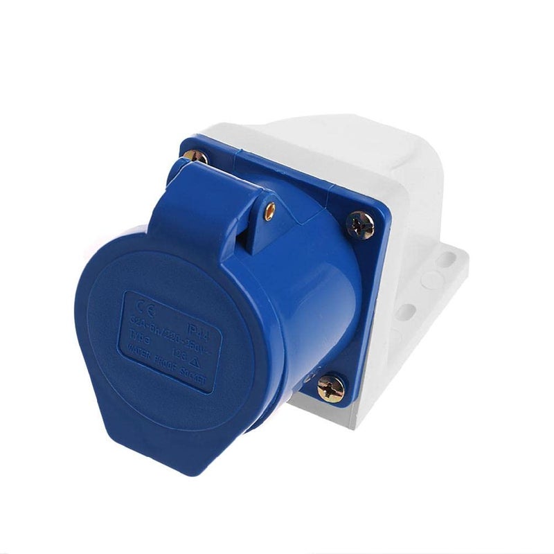 32 Amp 3-Pin Industrial Waterproof Socket - Image 1