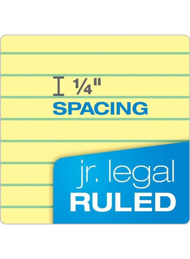 TOPS 5 x 8 Legal Pads, 12 Pack, The Legal Pad Brand, Narrow Ruled, Yellow Paper, 50 Sheets Per Writing Pad, Made in the USA (7501) - Image 3