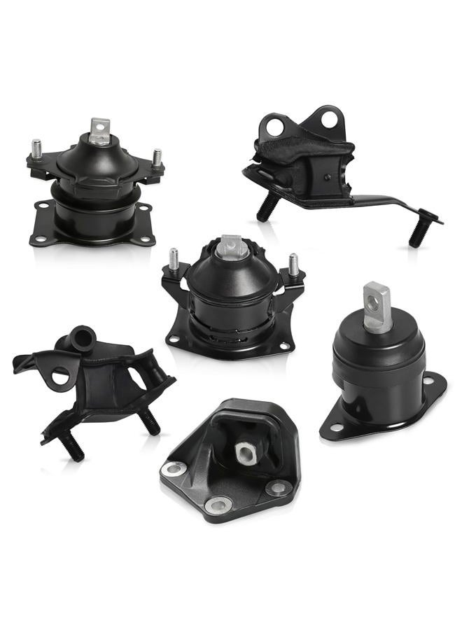 ENA Engine Motor and Trans Mount Set of 6 Compatible with Honda 2003 2004 2005 2006 2007 Accord 2.4L Automatic Trans Replacement for A4526HY A4517 A4516 A4510 A4509 A4542 - Image 1