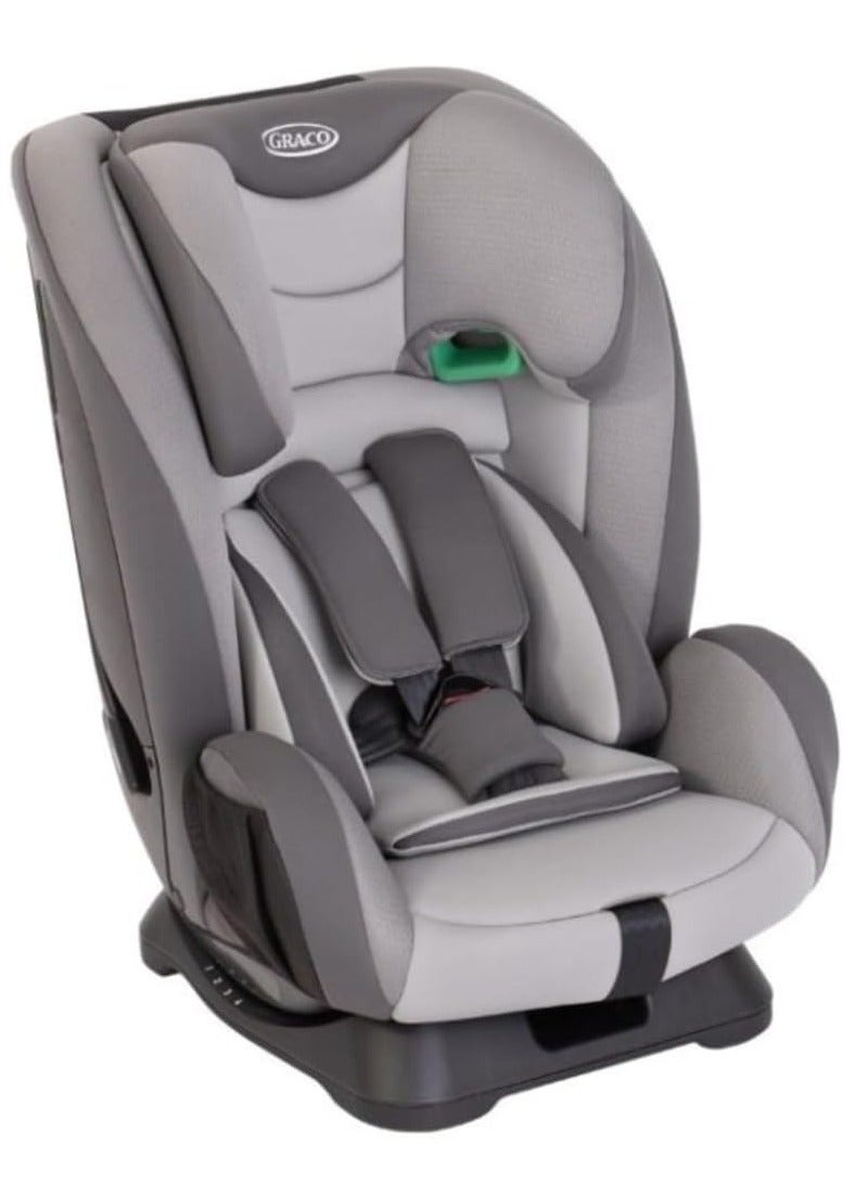 جراكو مقعد سيارة جراكو فليكسيجرو R129 المُعزّز بحزام الأمان (76-145 سم | من 15 شهرًا إلى 12 سنة) - كوارتز | وضع الحزام: 76-105 سم (من 15 شهرًا إلى 4 سنوات) | وضع الظهر المرتفع: 105-145 سم (من 3.5 إلى 12 سنة)