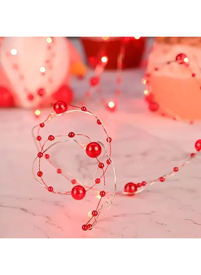 50 LED 16 4ft Copper Wire Fairy Lights Warm White Battery Operated For Wedding Decor - Image 4