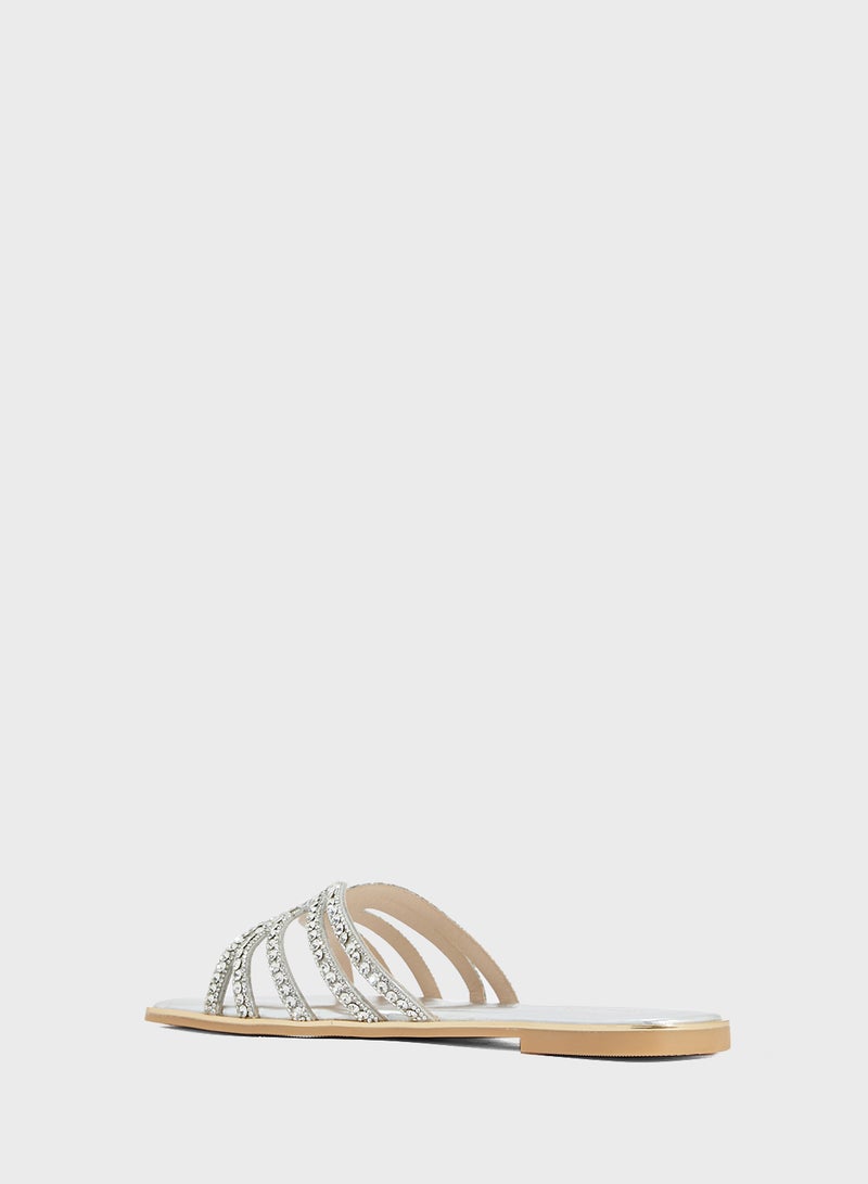Khizana Diamante Flat Sandal  - Image 2