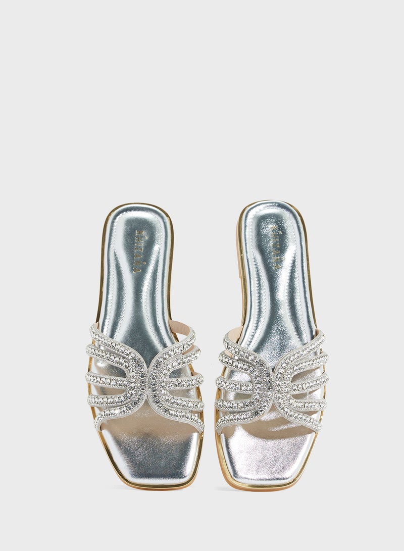 Khizana Diamante Flat Sandal  - Image 4