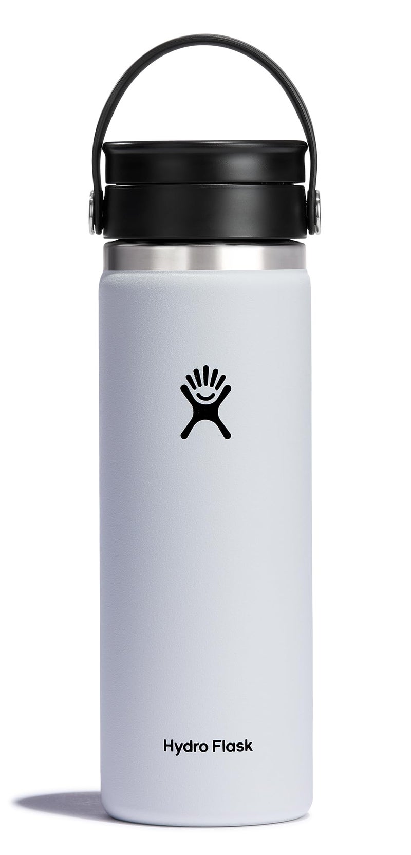 Hydro Flask Wide Mouth Bottle with Flex Sip Lid Insulated Water Bottle Travel Cup Coffee Mug White 20 oz - Image 2