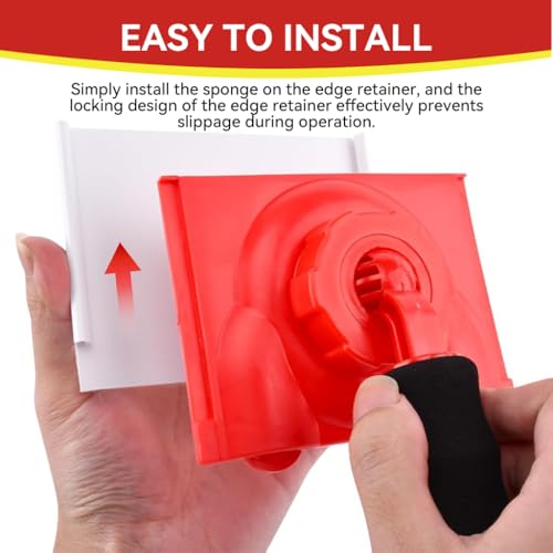 Serplex® Paint Edge Trimmer Plus with Two Replace Pads & Work Gloves, Corner Walls & Ceilings Pad Painter, Edge Painting Tool Corner Trimmer, Paint Applicator for Wall Painting, Wall & Ceiling Trim - Image 4