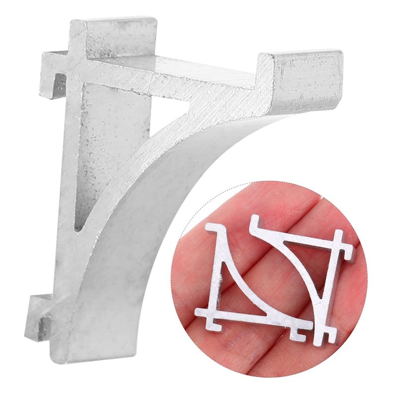 8Pcs Aluminum Refrigerator Shelf Clips For Fridge And Freezer Shelving Brackets - Image 3