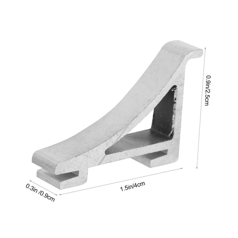8Pcs Aluminum Refrigerator Shelf Clips For Fridge And Freezer Shelving Brackets - Image 4