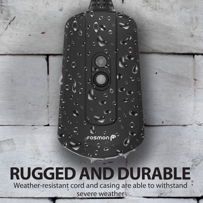 Fosmon Outdoor Wireless Remote Control Outlet, Heavy Duty Waterproof Electrical Plug-in Light Switch, 3-Prong, 100ft Range, Grounded, 3 Receivers, 1 Remote - UL Listed - Image 5