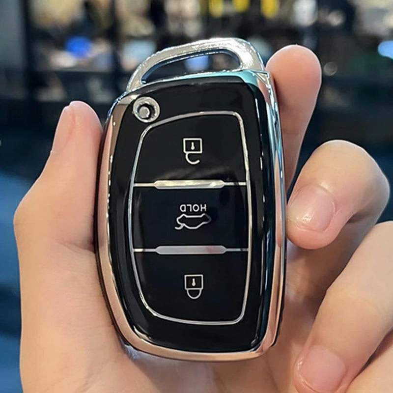 TPU 3 and 4 key car keybag, suitable for Hyundai ix35 i40 i20 i10 Tucson Elantra Creta Sonata Ioniq Accent Creta - Image 3
