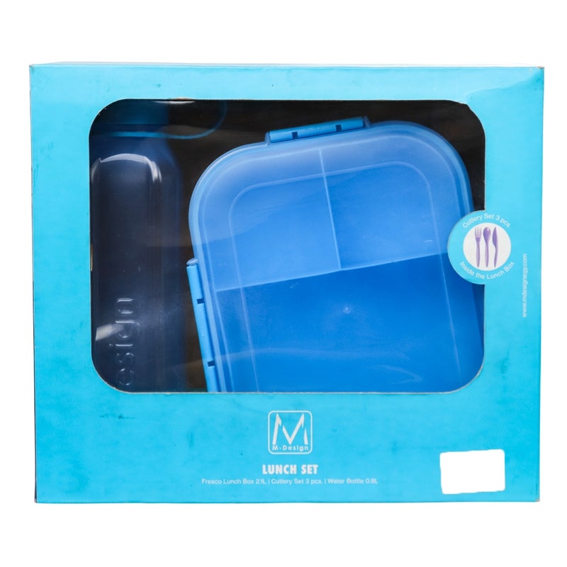 أم-ديزاين طقم غداء أزرق من إم ديزاين - 0942 - Image 1