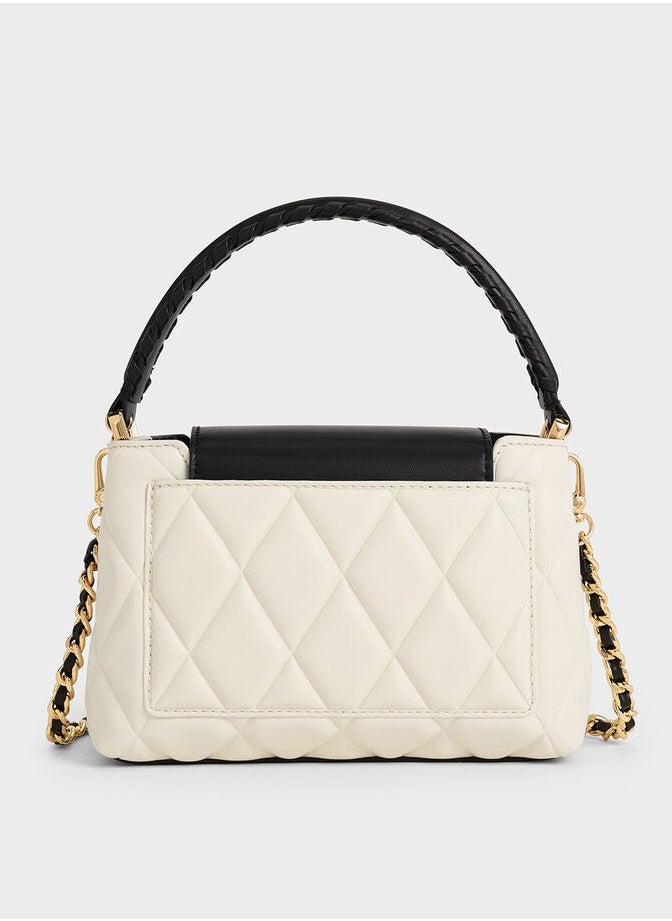 Arwen Quilted Braided-Strap Top Handle Bag - pzsku/Z5FDB5379C22ED5BAA6FEZ/45/_/1740691722/21fb69e9-9577-4a8e-bec4-d4e404939bbf