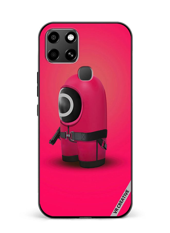 VR CREATIVE Protective Case Cover For Infinix Smart 6 Squid Game Design Multicolour  - Image 1
