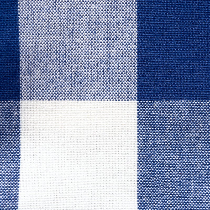 DII DII Buffalo Check Collection  Classic Farmhouse Tablecloth  Tablecloth  60x120  Navy & Cream  - Image 2