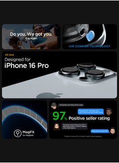 Spigen غطاء حماية Ultra Hybrid MagFit لهاتف iPhone 16 Pro مع MagSafe (2024) - أبيض  - Image 2
