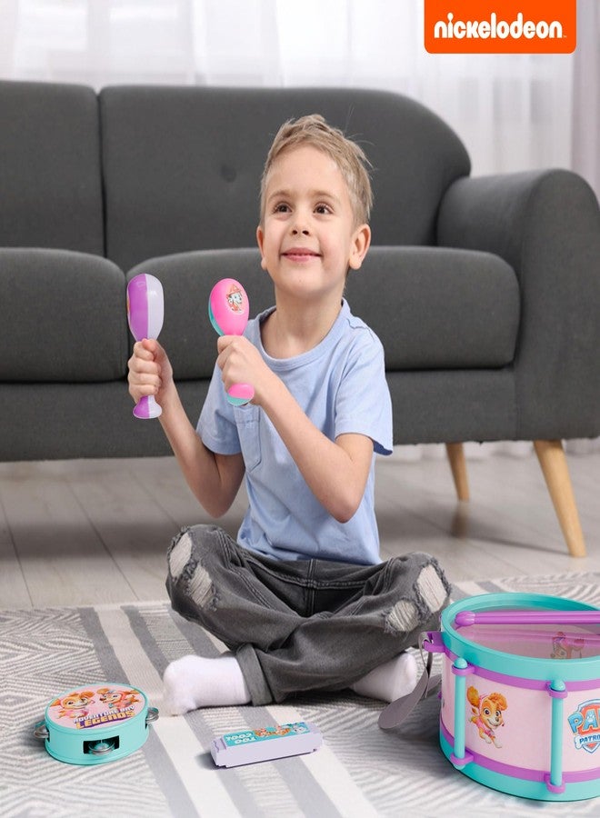 Lollipop - Paw Patrol Girls Musical Toys – Complete Toddler Instrument Set with Drum, Harmonica, Tambourine, Maraca, and Sticks, Perfect Educational Music Toys for Babies and Kids - Image 3