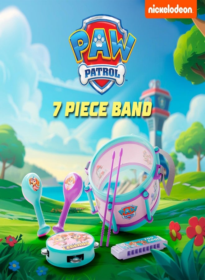 Lollipop - Paw Patrol Girls Musical Toys – Complete Toddler Instrument Set with Drum, Harmonica, Tambourine, Maraca, and Sticks, Perfect Educational Music Toys for Babies and Kids - Image 2