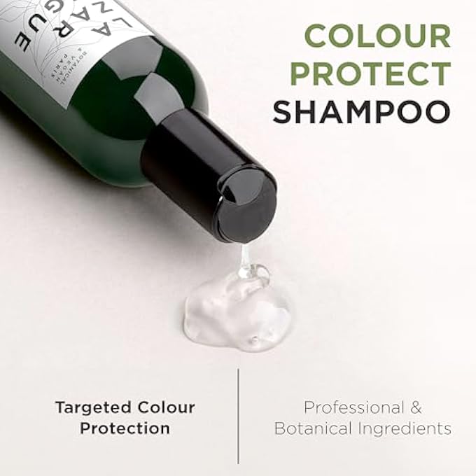 Lazartigue COLOR PROTECT | RADIANCE PROTECTION SHAMPOO FOR COLORED HAIR | HYDRATES HAIR FIBER AND PREVENTS PIGMENT LOSS | HAIR SHAMPOO FOR COLORED HAIR | VEGAN, SULFATE AND SILICONE FREE,8.4 FL.OZ. - Image 3